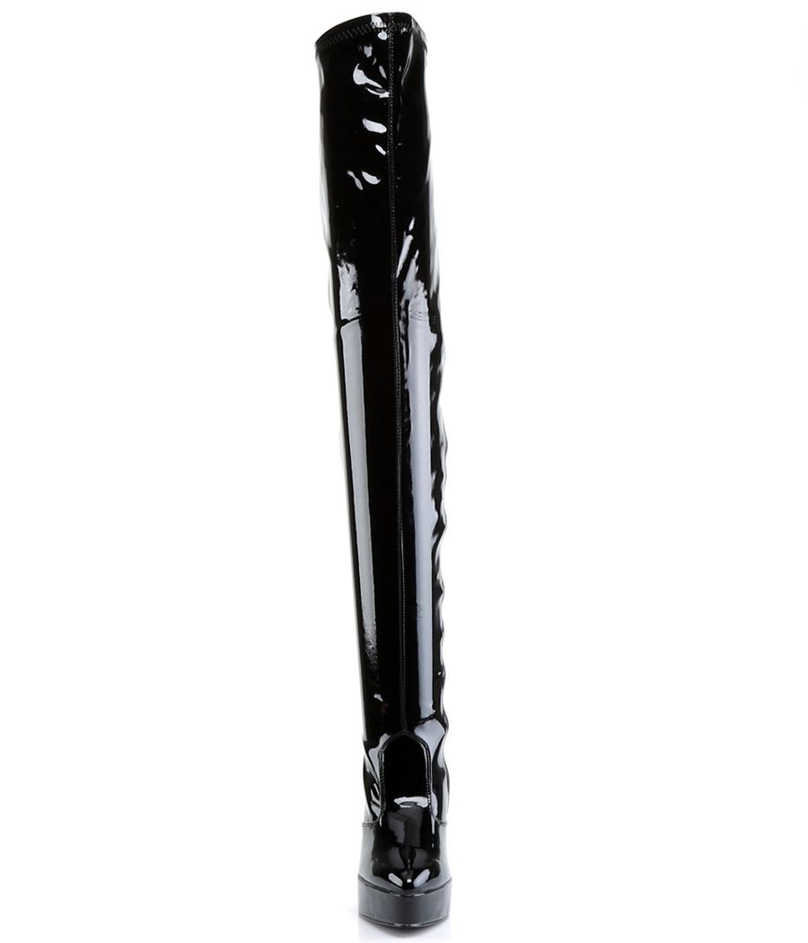 Cuissardes rouges vernies talon haut indulge-3000