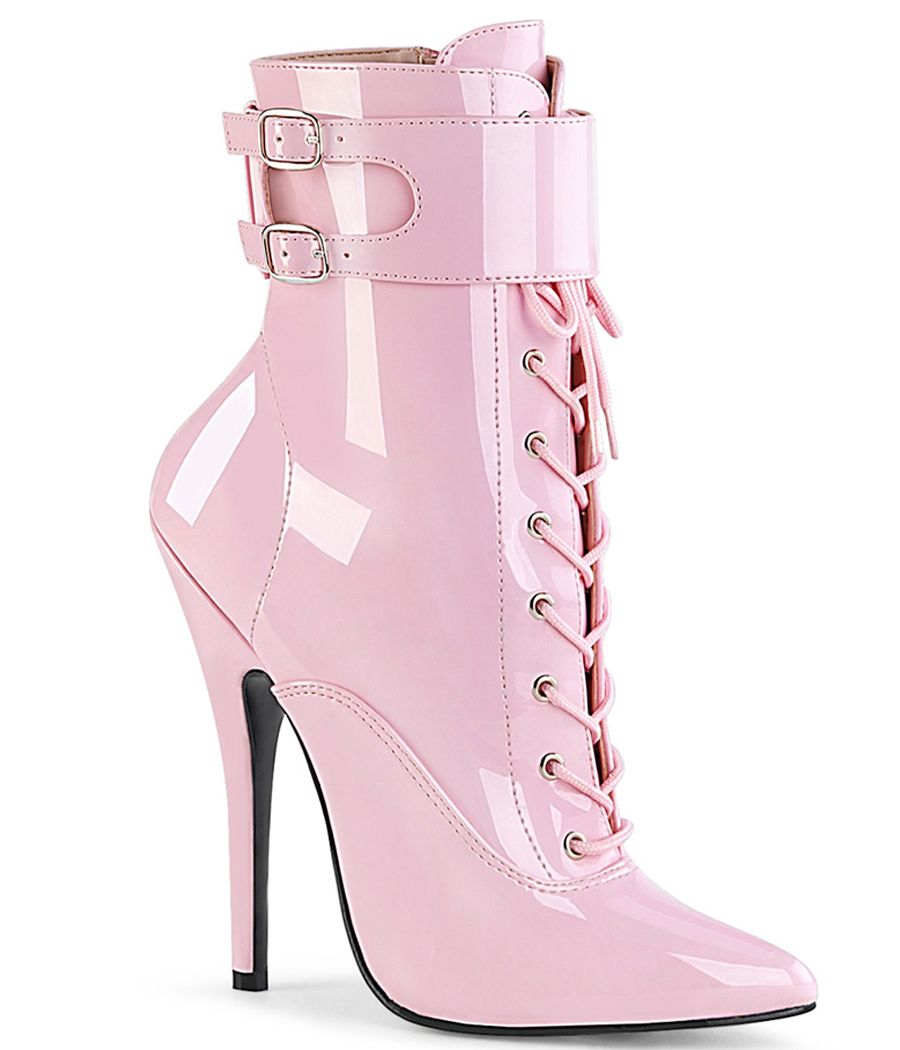 Bottines vernies talon vertigineux