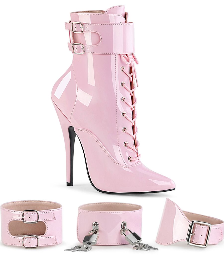 Bottines vernies talon vertigineux