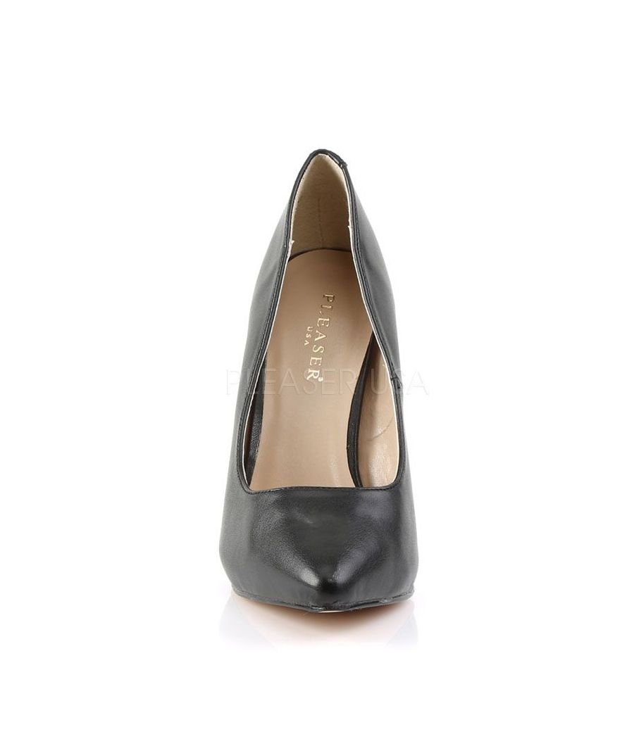 Escarpin noir mat talon aiguille
