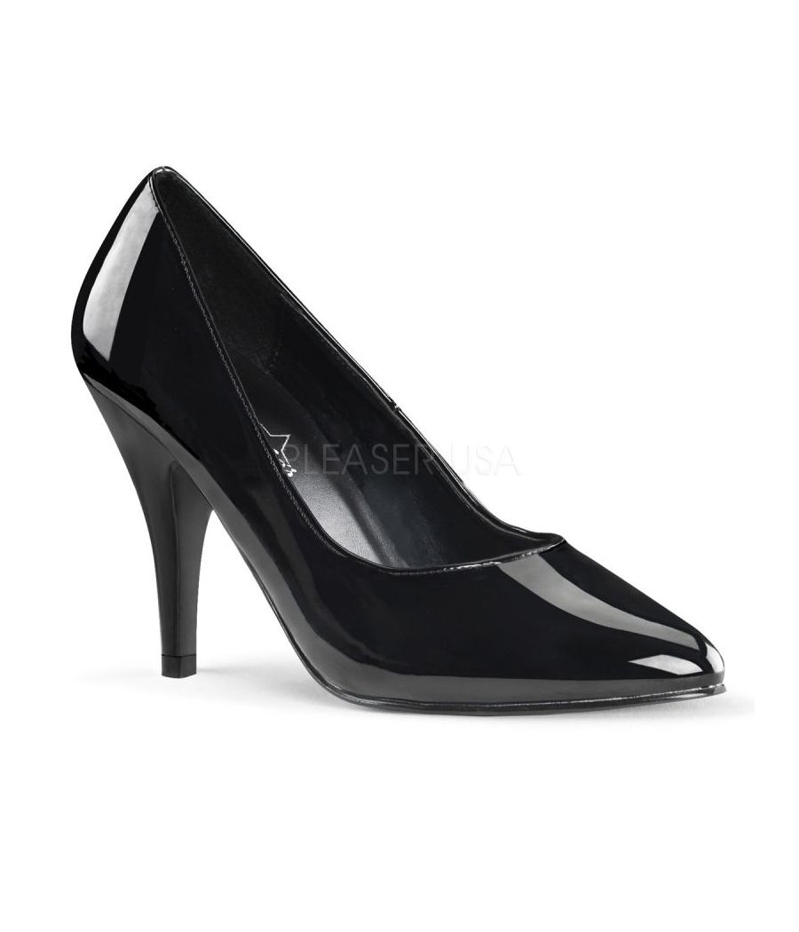Escarpin classique noir vernis