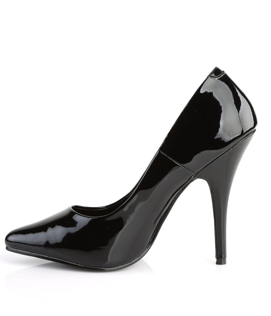 Escarpins Pleaser Seduce-420 noir vernis.