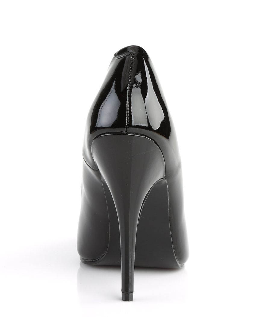 Escarpins Pleaser Seduce-420 noir vernis.