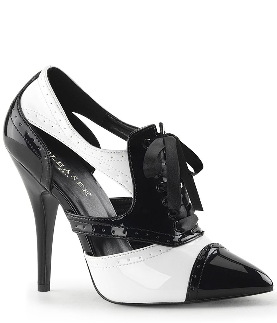 Richelieu vernis talon haut