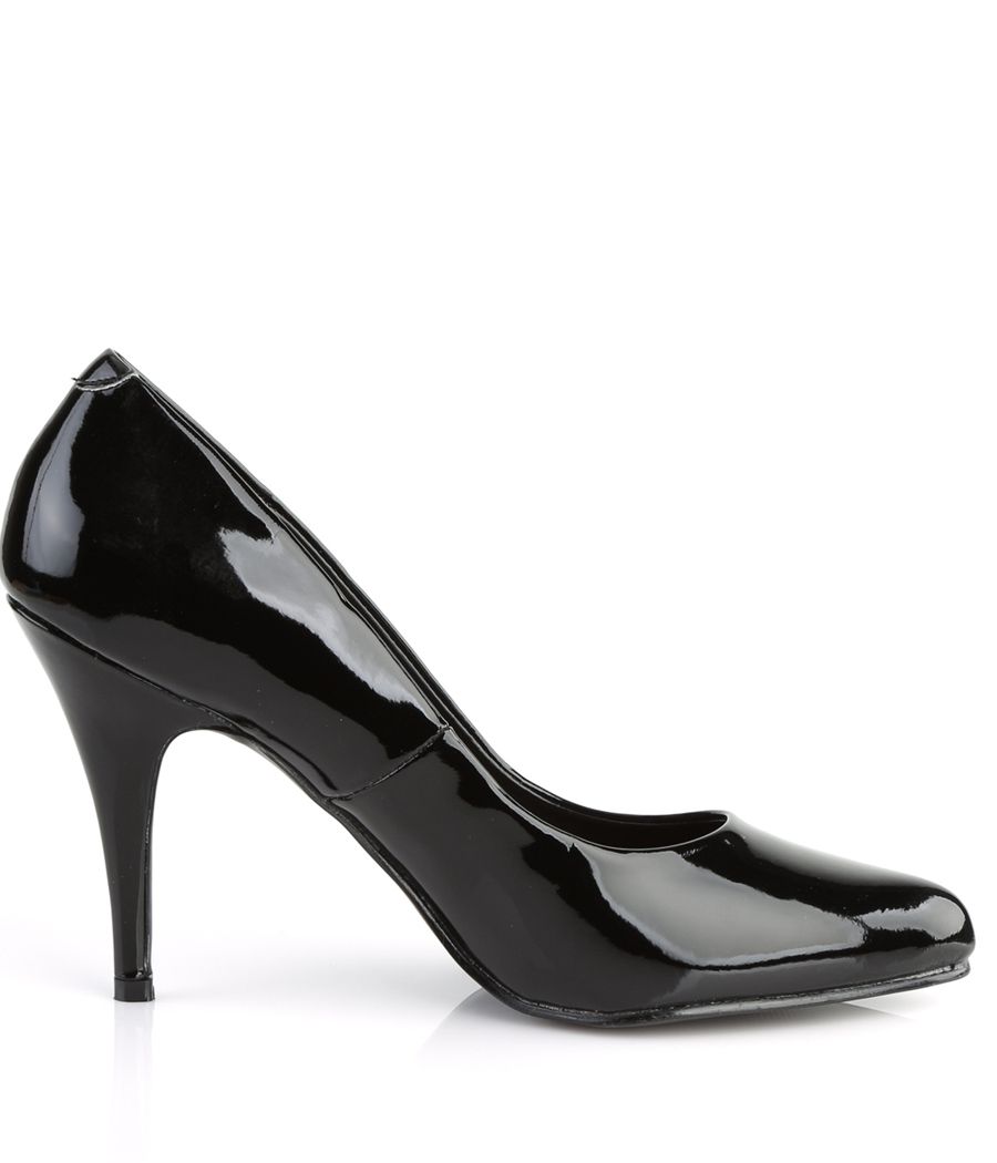 Stiletto glamour BDSM, noir mat, rouge, rose, blanc.