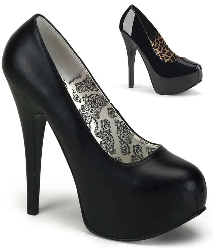 Talon haut Bordello TEEZE-06, escarpin burlesque raffiné.