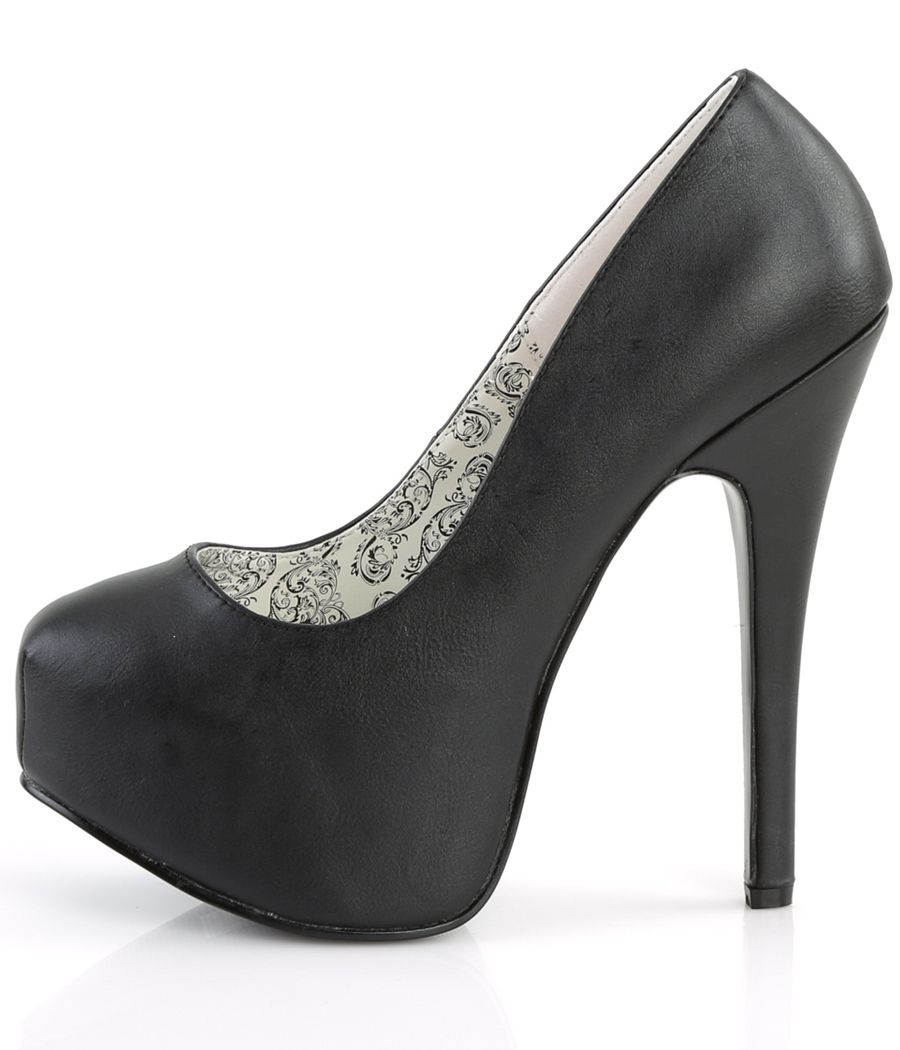 TEEZE-06 en PVC motif, chaussures fétiche élégantes.