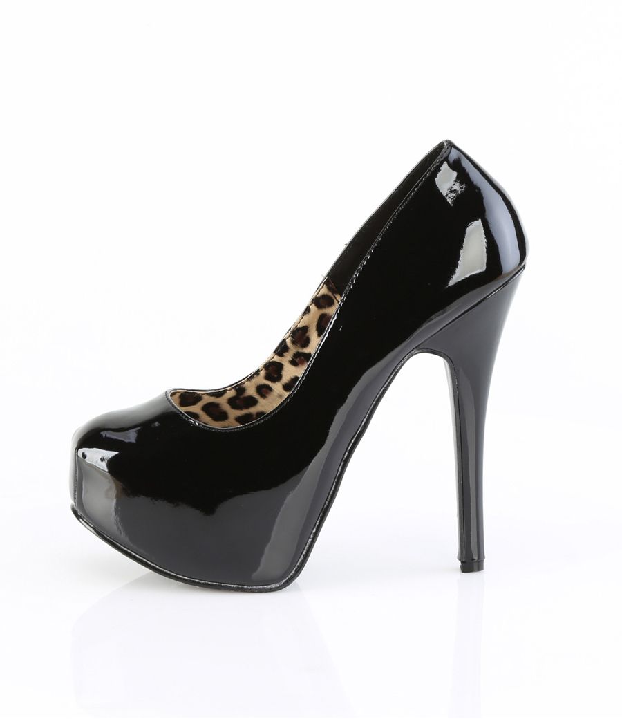 TEEZE-06 en PVC motif, chaussures fétiche élégantes.
