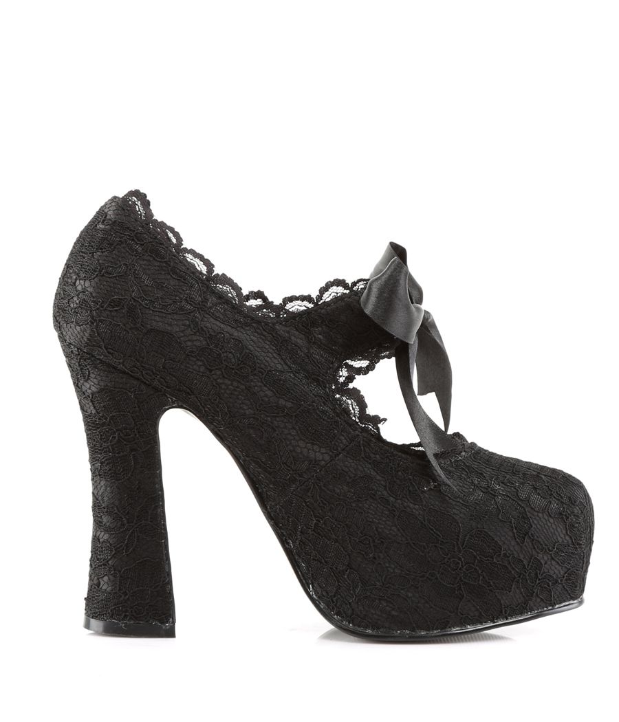 Escarpin alternatif DEMON-11, vegan, laçage ruban.