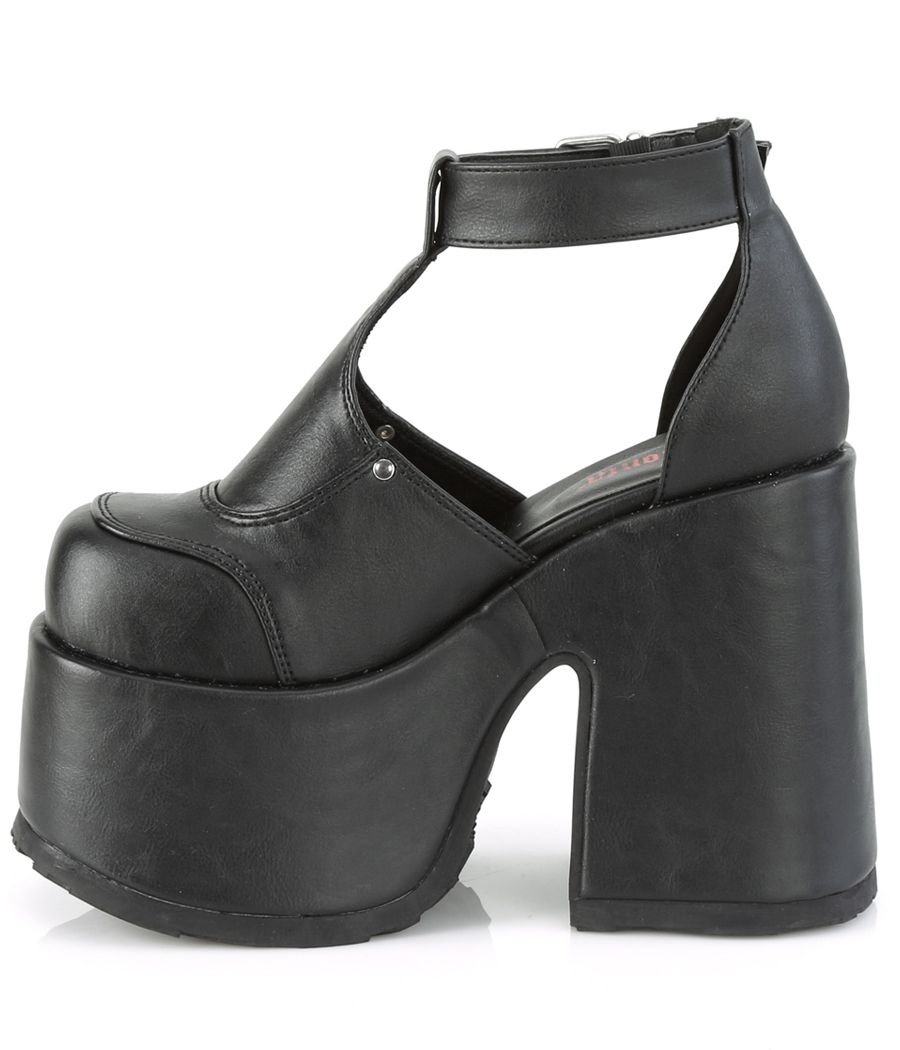 Sandale Demonia CAMEL-103, vegan, festival style.