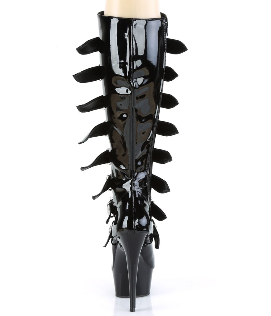 Bottes genoux Pleaser DELIGHT-2049, parfaites pour un look dominant.
