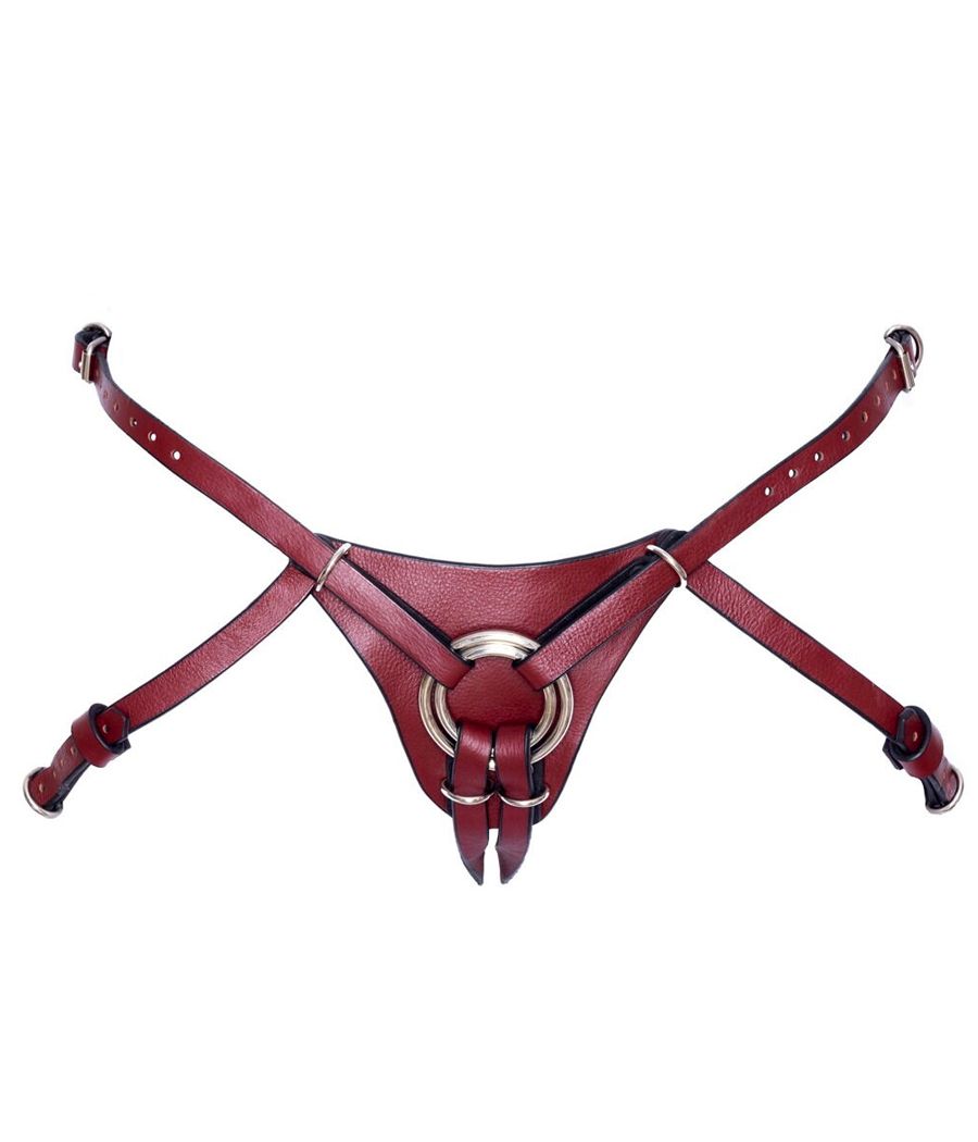 Harnais avec double anneau, accessoire BDSM élégant Zado